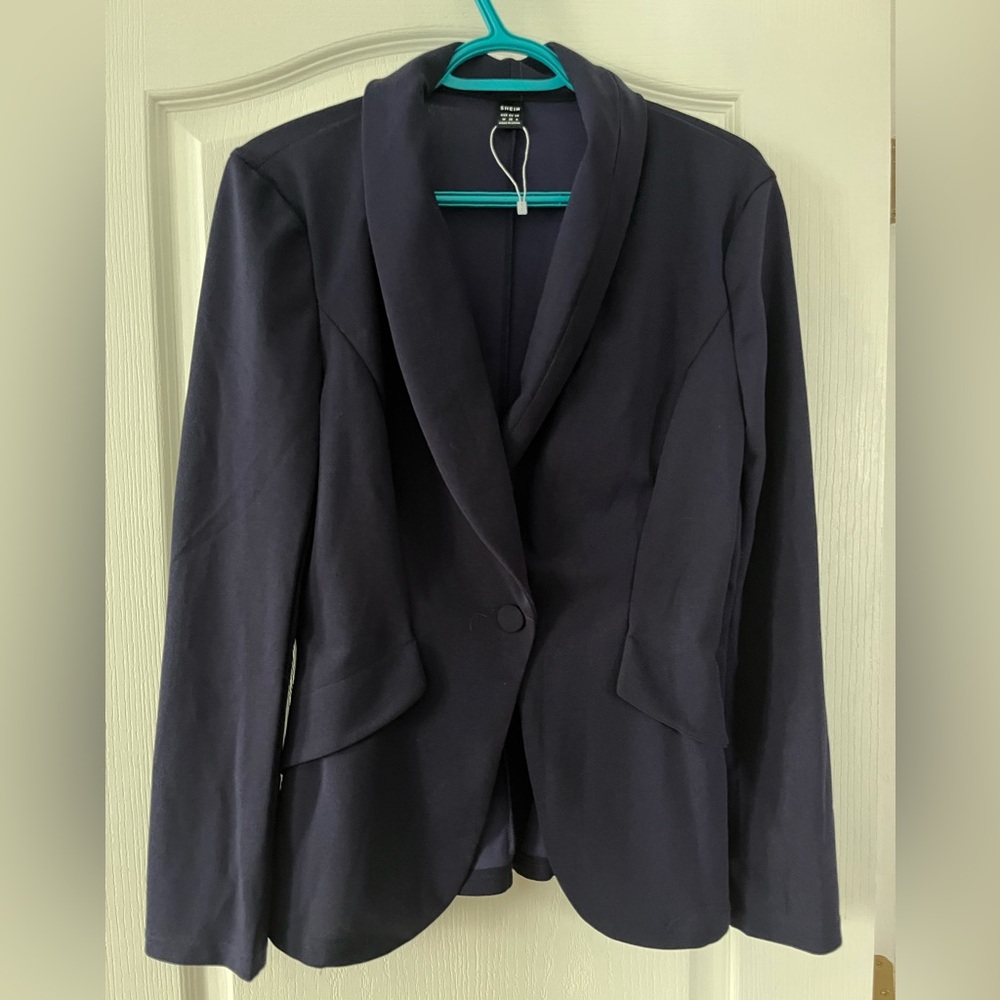 SHEIN Dark Blue Women's Blazer